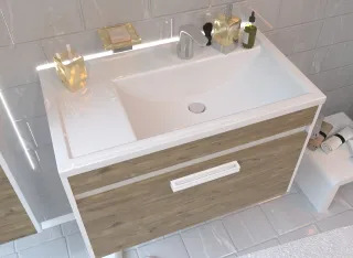 Раковина Эстет Valencia silk ФР-00016487 П 80см белый